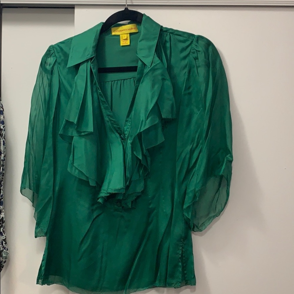 100% silk top by Catherine Malandrino
